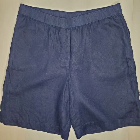 Pure Jill Linen Pull-On Shorts Size M - Picture 2 of 10